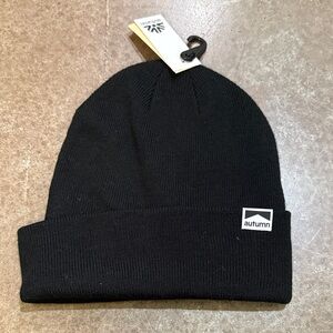 Black Knit Beanie by Autumn